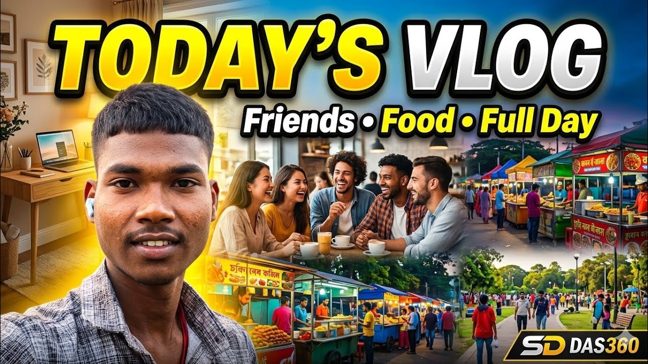 My Full Day Vlog | Meeting Friends, Food & Daily Life | SD DAS360