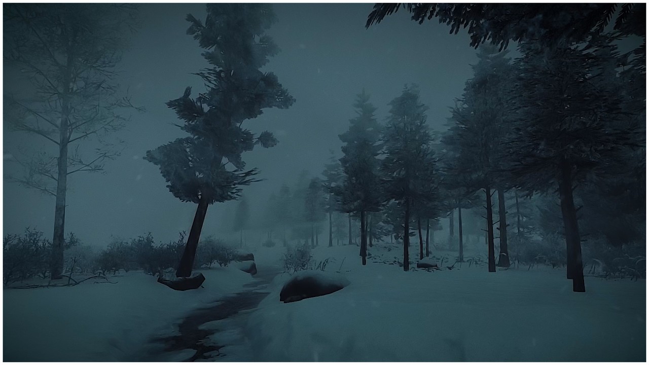 Massive Snowstorm Engulfing the Forest┇Menacing Blizzard Gusts & Heavy Blasts of Howling Winds