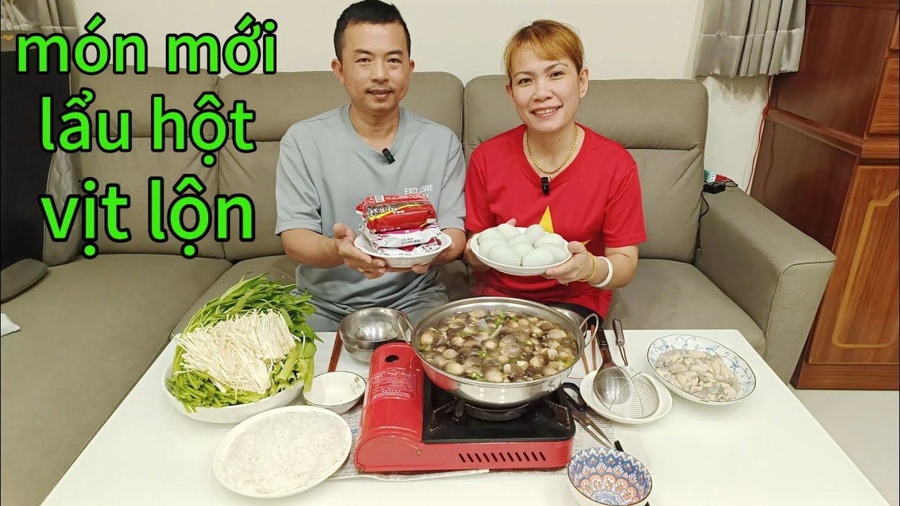 Món mới từ trứng lộn lẩu hột vịt lộn chanh ớt