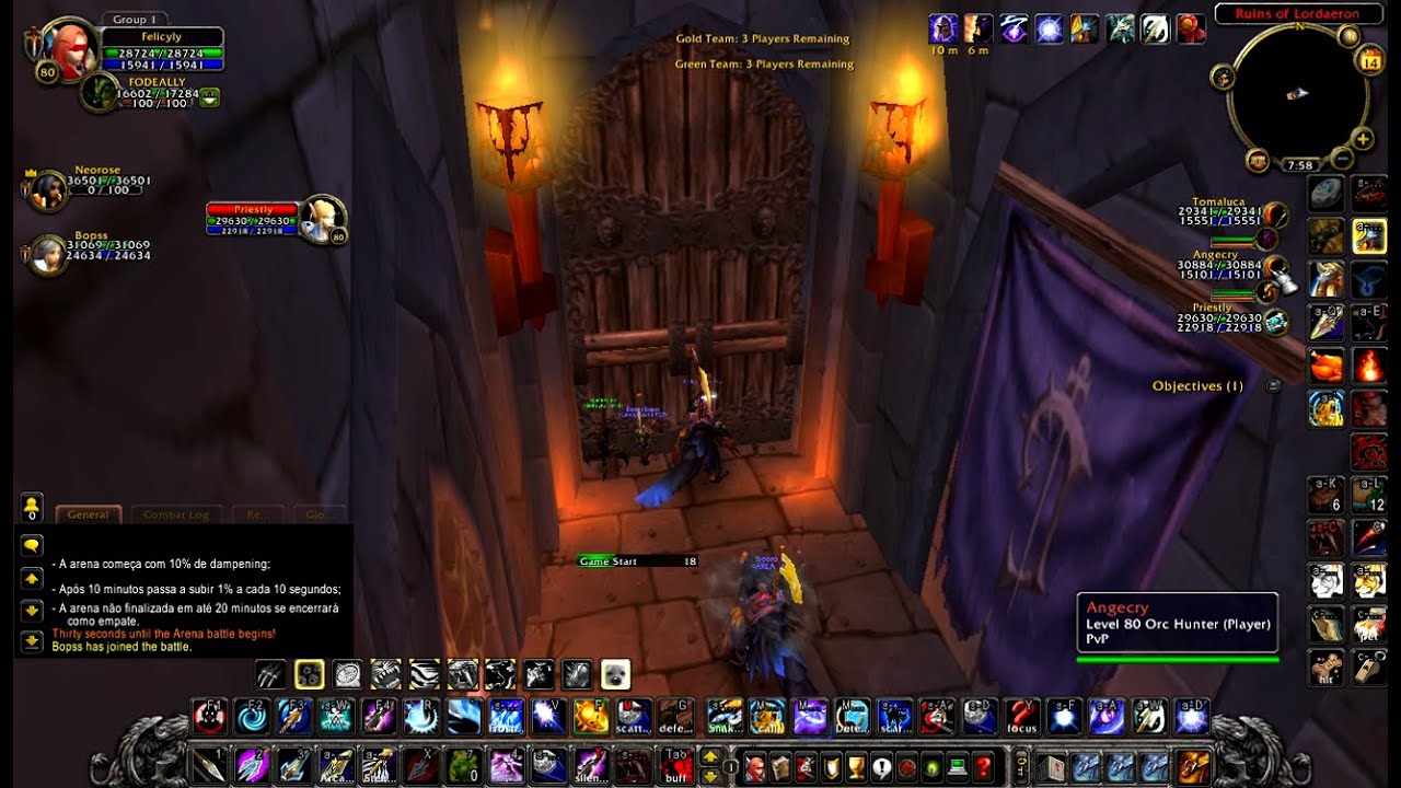 🔴HUNTER MM PVP ARENA 3x3 SOLO QUEUE-WORLD OF WARCRAFT 3.3.5 🏹🎯