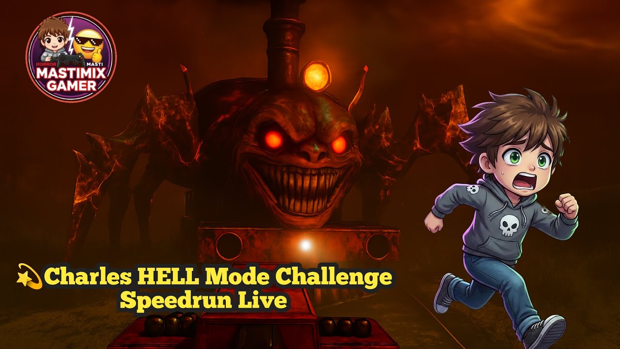Defeating Charles HELL Mode Challenge Choo-Choo Charles Nightmare LIVE🚂