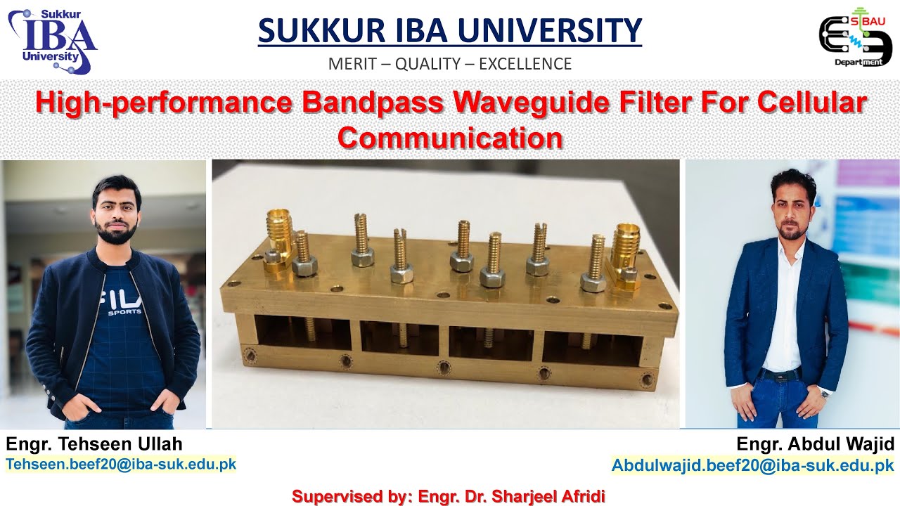 High-performance Bandpass Waveguide Filter For Cellular Communication