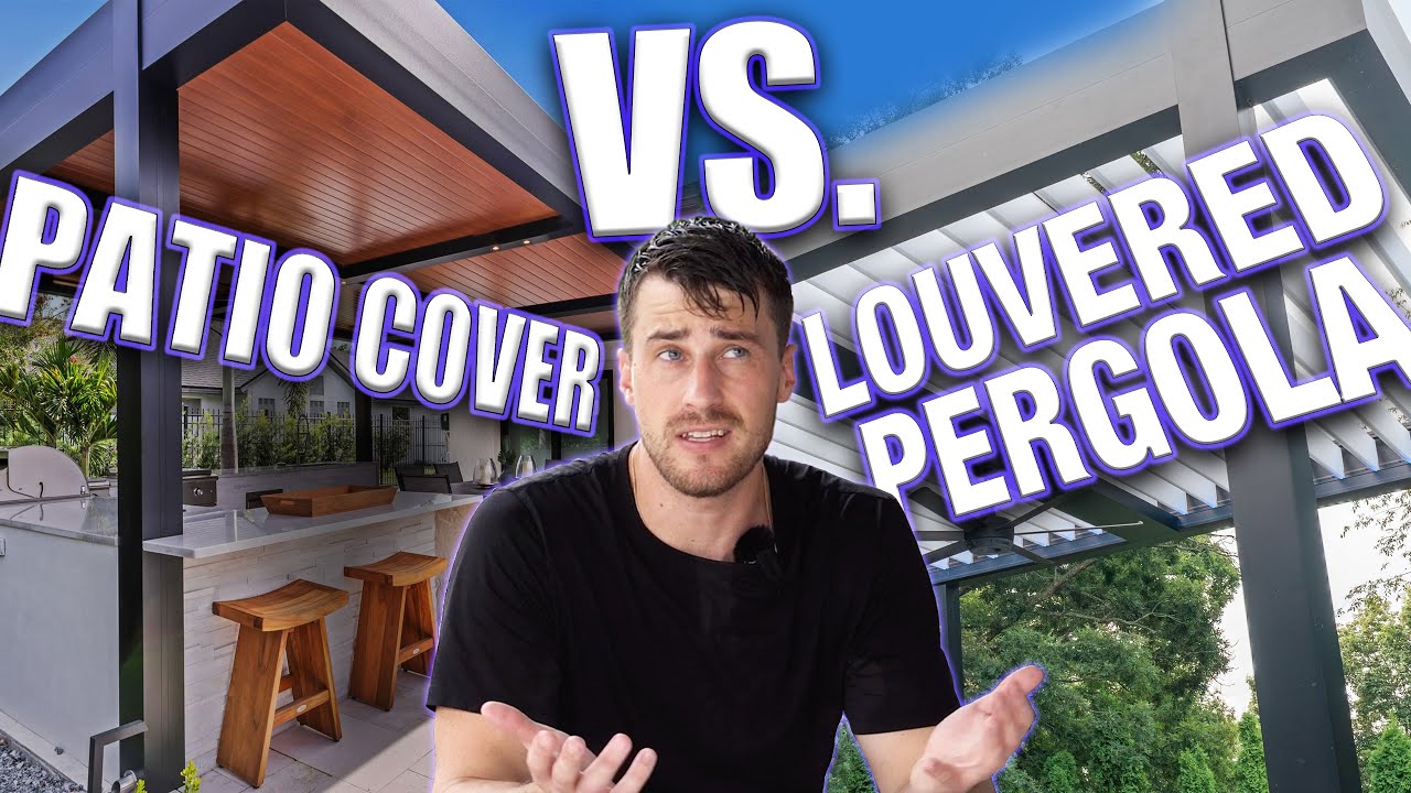 Patio Cover VS. Louvered Pergola (and Motorized Smart Systems) | Azenco Outdoor