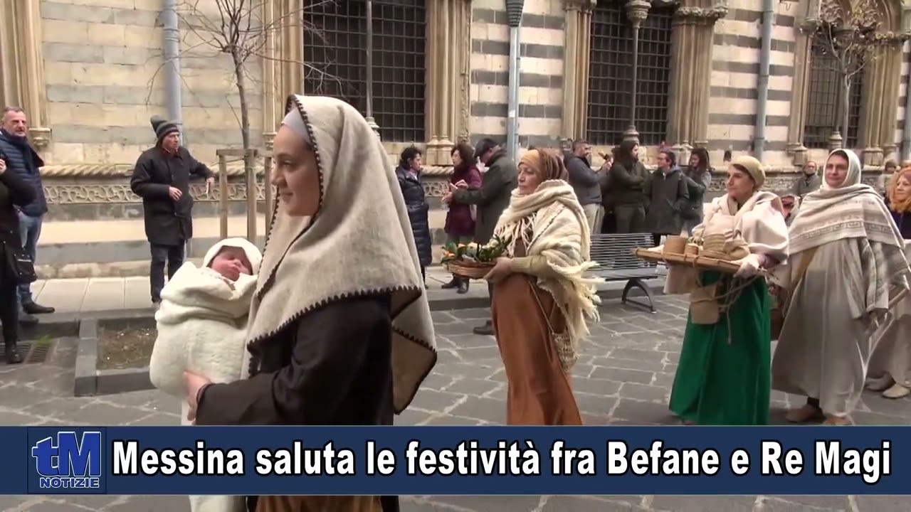 Messina saluta le festività fra Befane e Re Magi