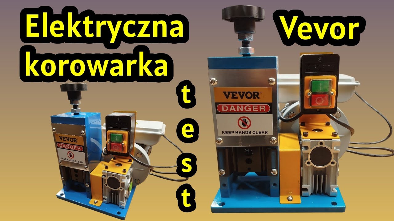 Elektryczna korowarka do kabli firmy Vevor