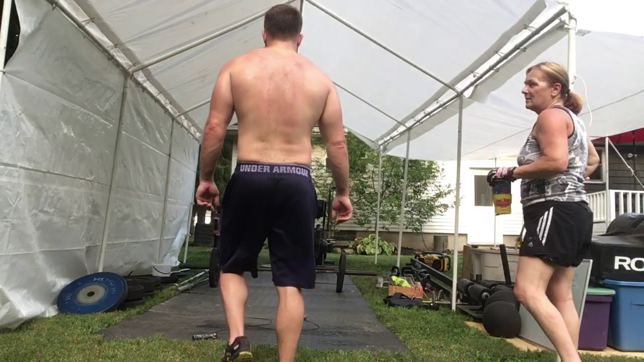 3 Rounds- 15 burpees, 15 thrusters 75 lbs, 15 cal bike, 45 double unders