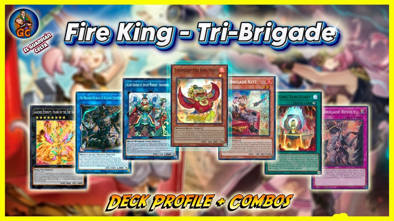 Cómo jugar Fire King Tribrigade Deck Profile Yu-Gi-Oh! 2023 - La más BARATA!