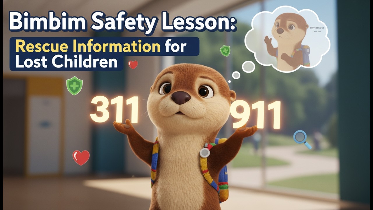 Bimbim Safety Lesson: Rescue Information for Lost Children