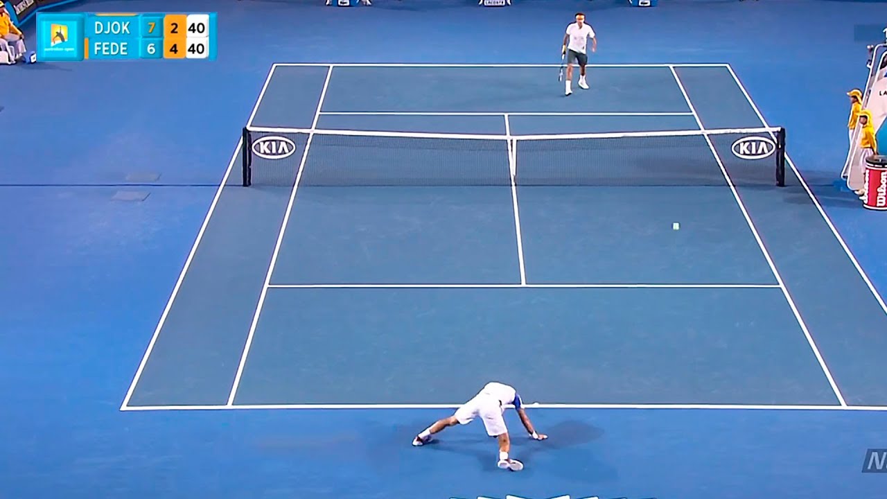 Roger Federer Drop Shots but they get increasingly more unstoppable