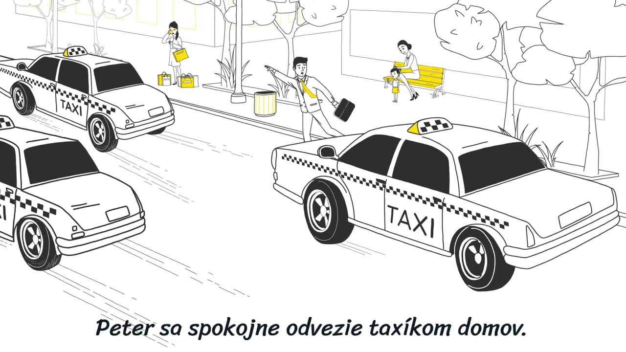 Automatický taxi dispečing SENSET - aplikácia pre zákazníkov, vodiča aj objednávanie cez web