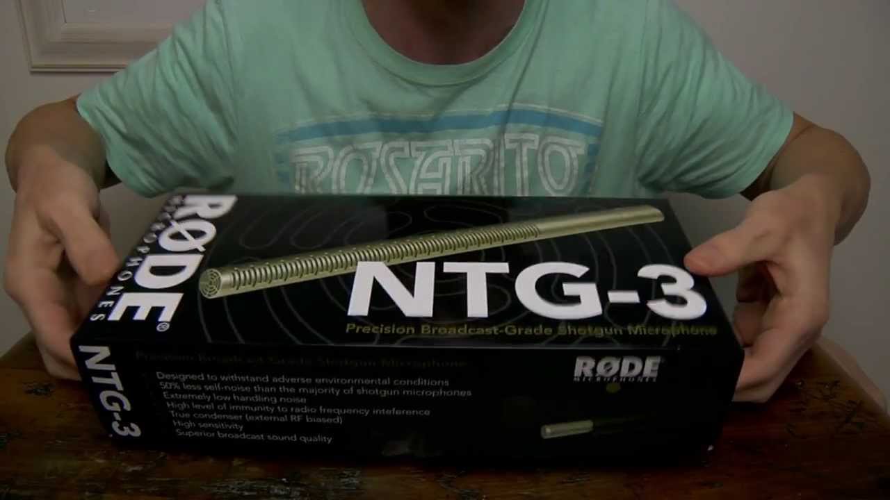 Un-Boxing Rode NTG-3 Shotgun Microphone