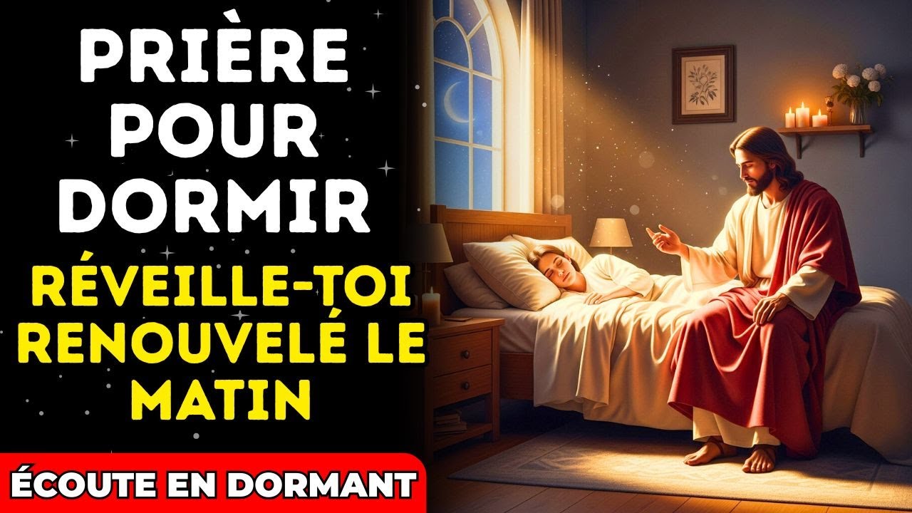 🙏 MÉDITATION NOCTURNE AVEC JÉSUS : Guérissez Votre Âme et Renouvelez Vos Forces Pendant que Vous Dor