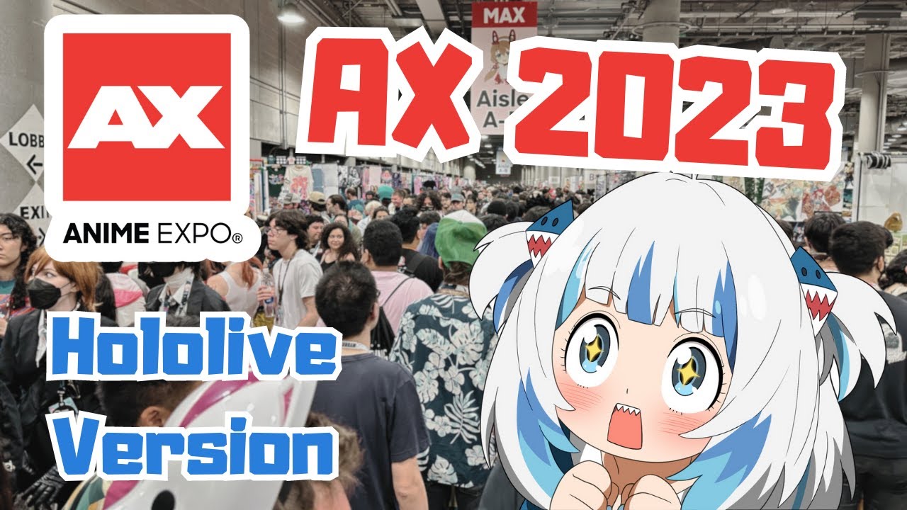 【AX 2023】美國人瘋動漫嗎？連續四天北美最大動漫展，人潮多到超恐怖！【Holo粉視角】