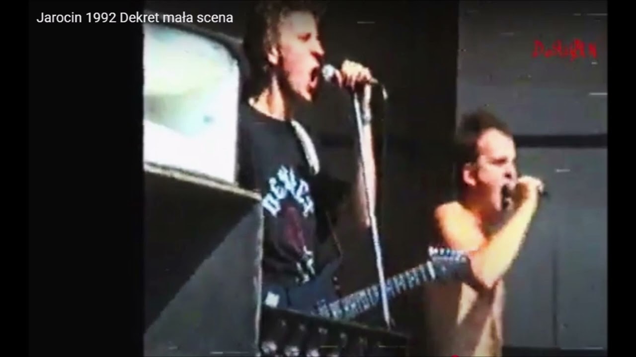 DEKRET - Jesteś nikim  - Jarocin 1992 - amfiteatr