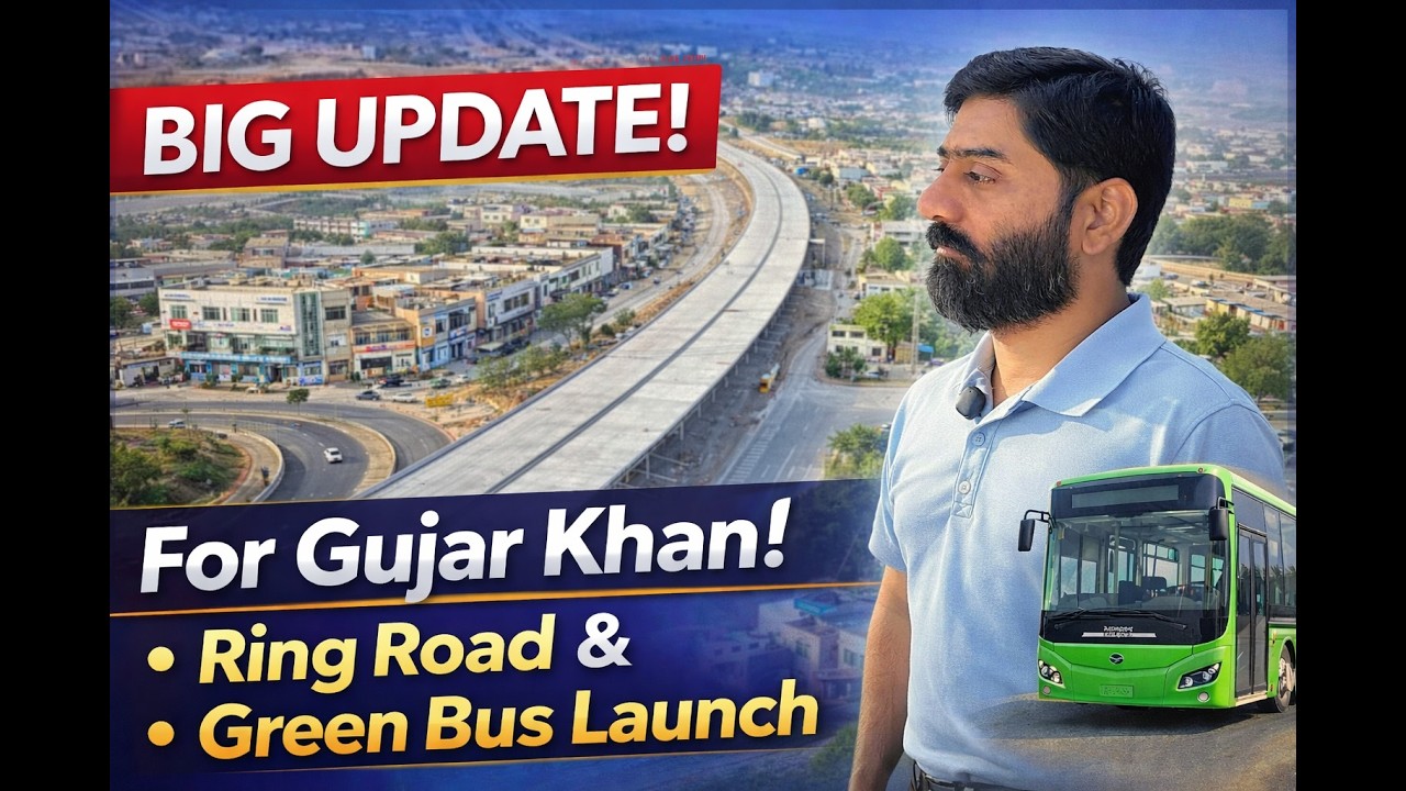 Punjab Green Electric Buses Launched | Maryam Nawaz Inaugurates Transport in Gujar Khan | Ring Road
