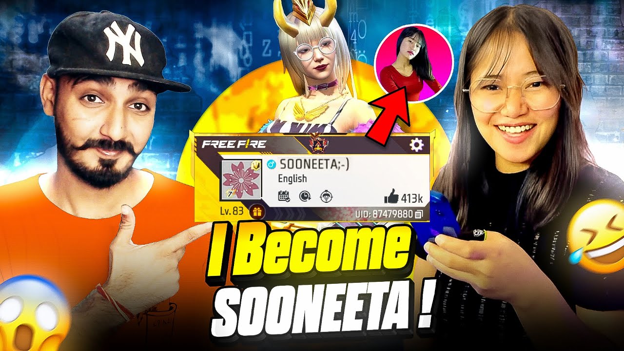I Become Sooneeta in Free Fire Prank Gone Wrong On Biggest Youtuber 🙄 Garena Free Fire