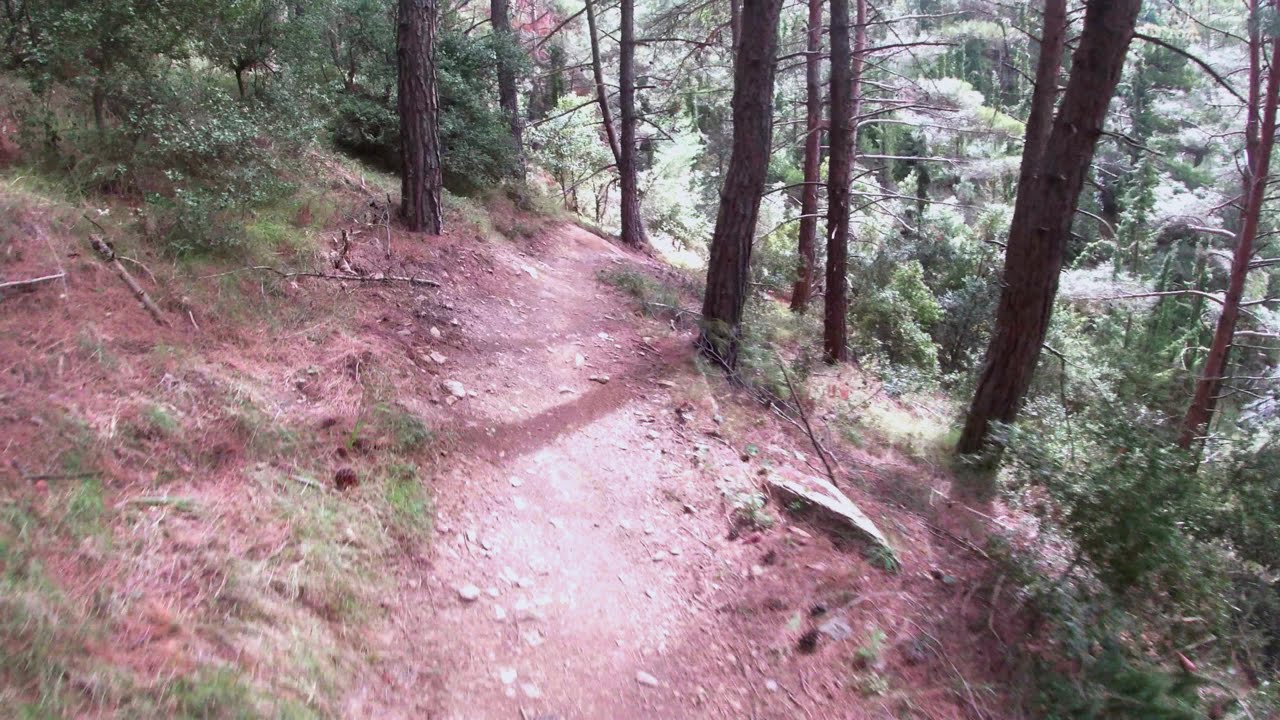 Ponstan trail  with a crash Υμηττός
