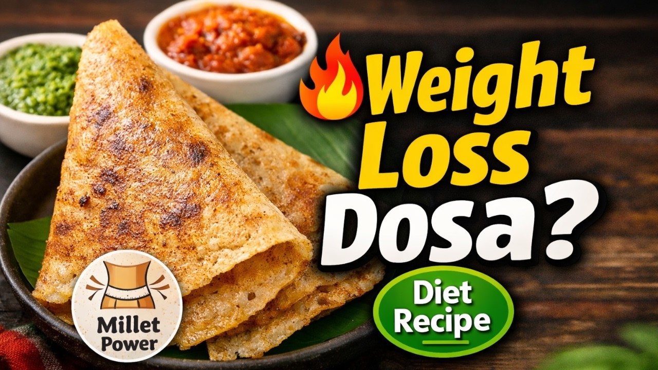 How to make Jawari dosa healthy breakfast recipes | Weight Loss Friendly Recipe | ज्वारी दालमाश डोसा