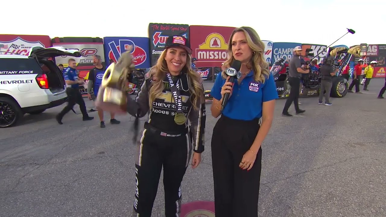 Историческая прощальная победа команды &laquo;Бриттани Форс&raquo; | NHRA NEVADA NATIONALS