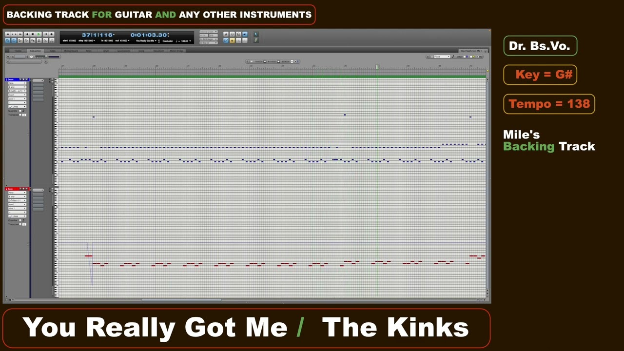You Really Got Me Backing Track / The Kinks
