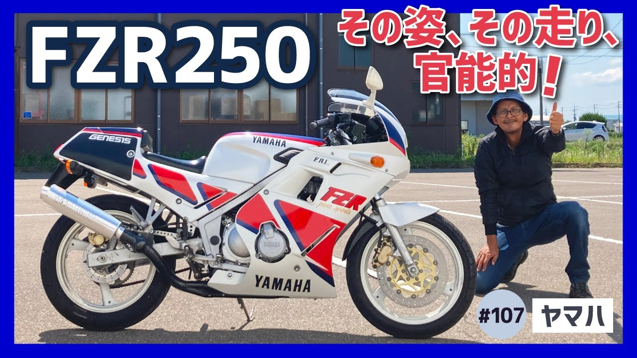 【FZR250-2KR】4ストレプリカ決定版！スマートな走りとスタイルに惚れた！至高の初期型、レーサー気分!?【2RF 3HX】
