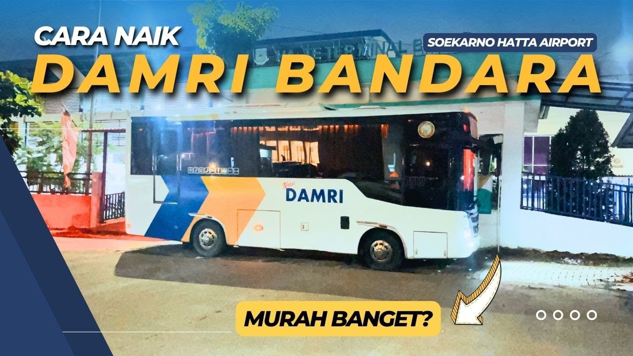 CARA NAIK BUS DAMRI DARI BANDARA SOEKARNO HATTA!!! Bandara Soetta ke Serpong