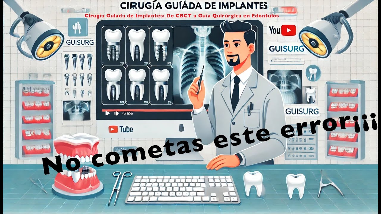 Cirugía guiada de implantes: De CBCT a guía quirúrgica en edéntulos