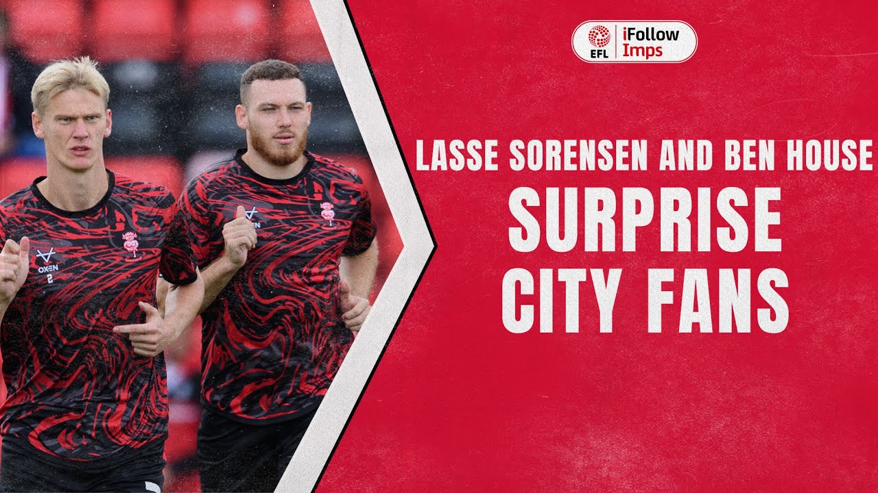 Lasse Sorensen and Ben House surprise City fans