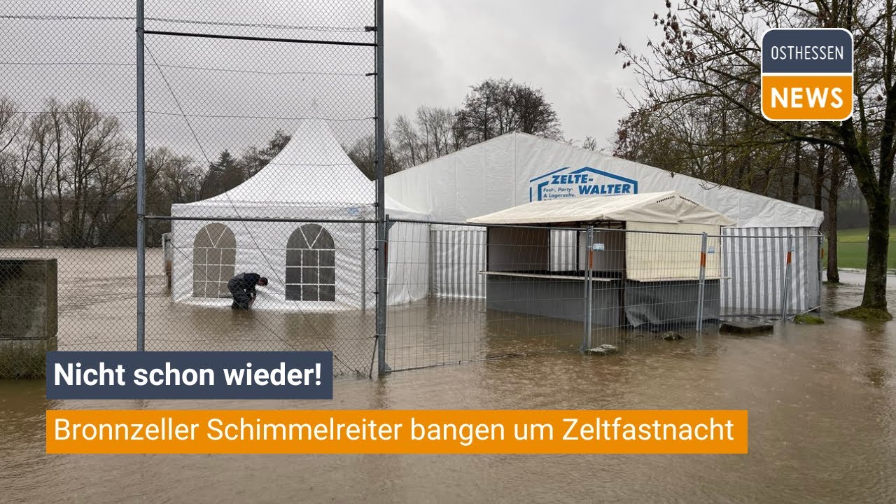 BRONNZELL: Nicht schon wieder! Bronnzeller Schimmelreiter bangen um Zeltfastnacht