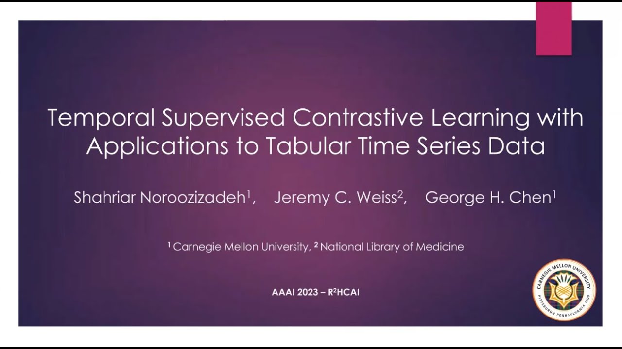 Temporal Supervised Contrastive Learning with Applications to Tabular Time Series Data