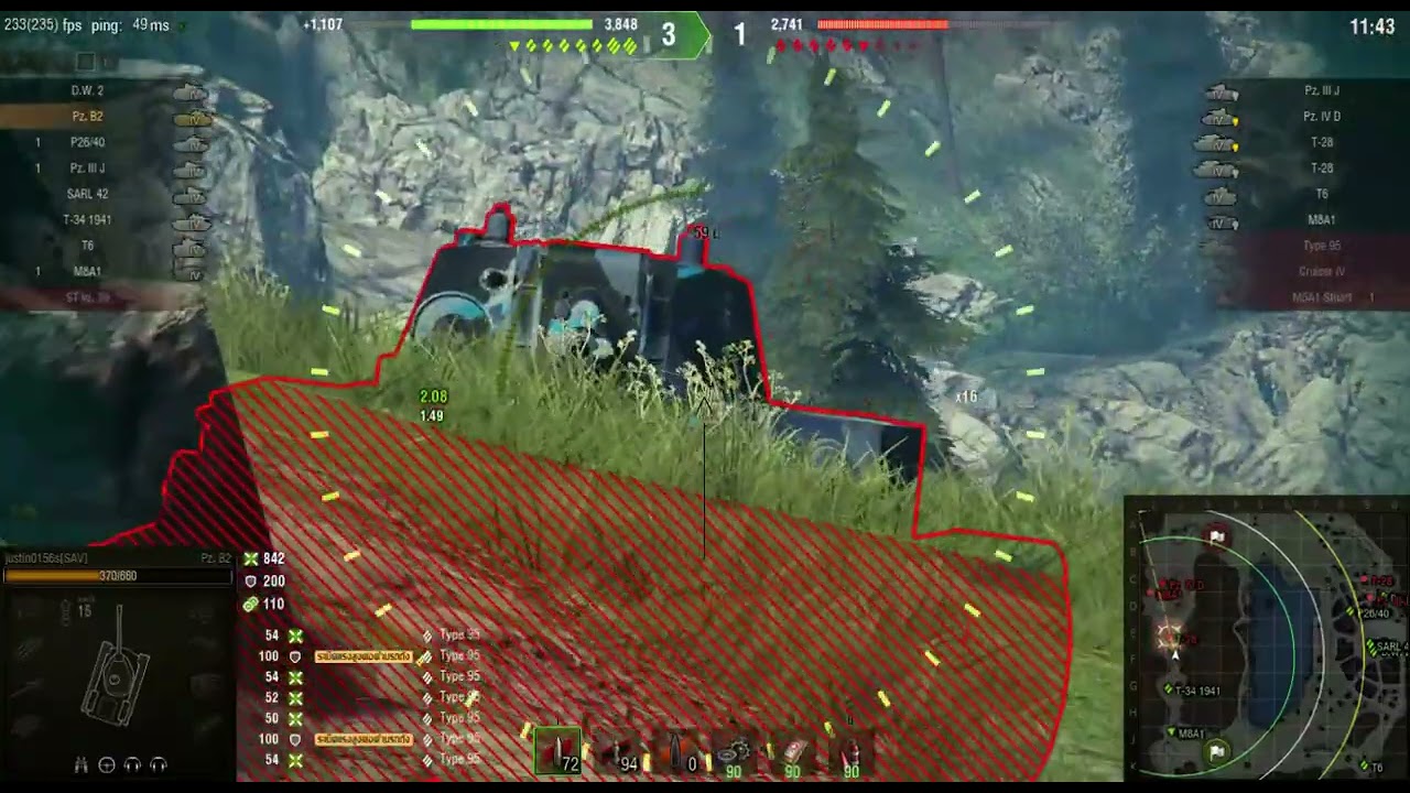WOT Replay : Pz.Kpfw. B2 740 (f)