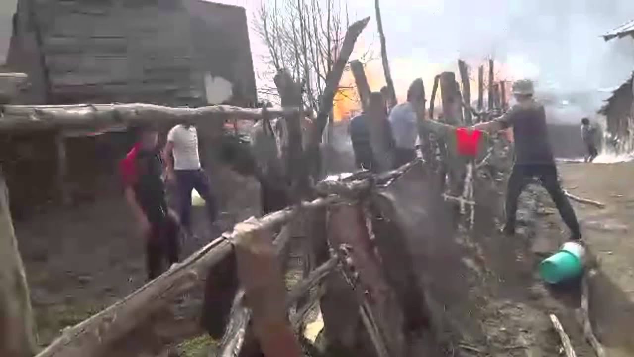 Цунта. Генух. Цунтинский район село Генух до и после Пожара