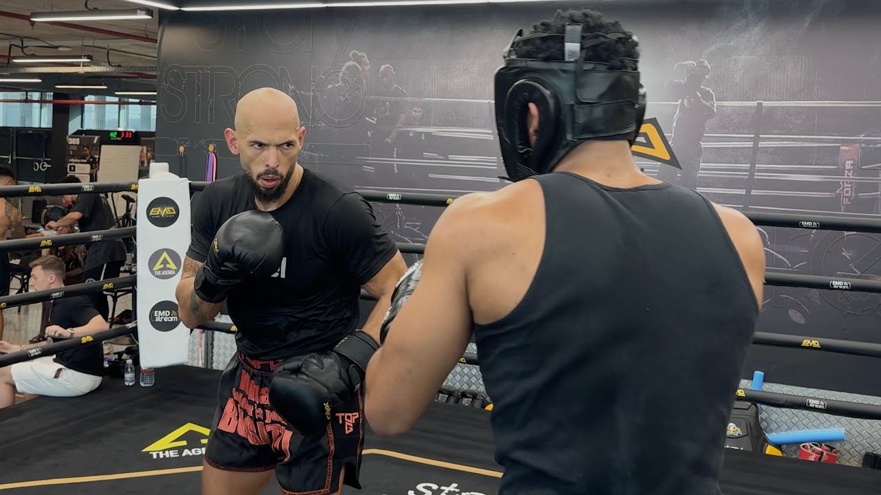 Sparring avec Andrew T8