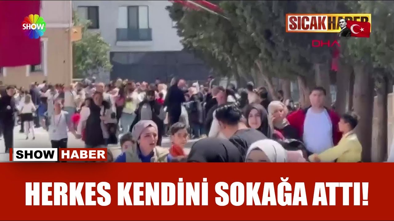 Deprem İstanbul'u ayağa kaldırdı!