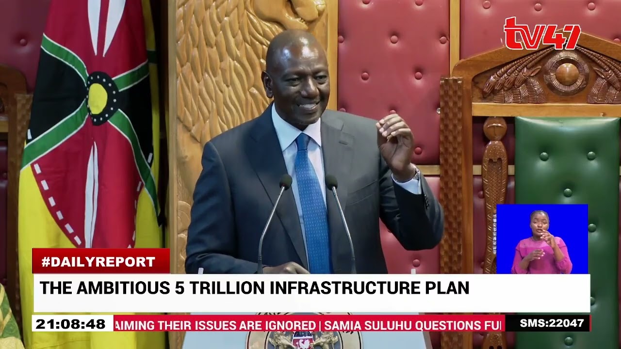 President Ruto outlines 4-pillar transformation plan unveiling 5-trillion-shilling infrastructure