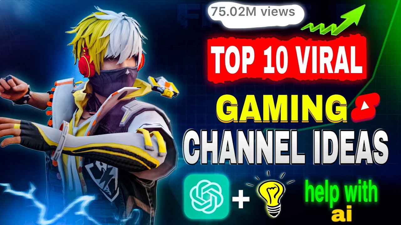 Top 10 Viral Gaming Channel Ideas 2025 | Grow Fast with AI Help 🔥 YFYT | New YouTube channel ideas 🤓