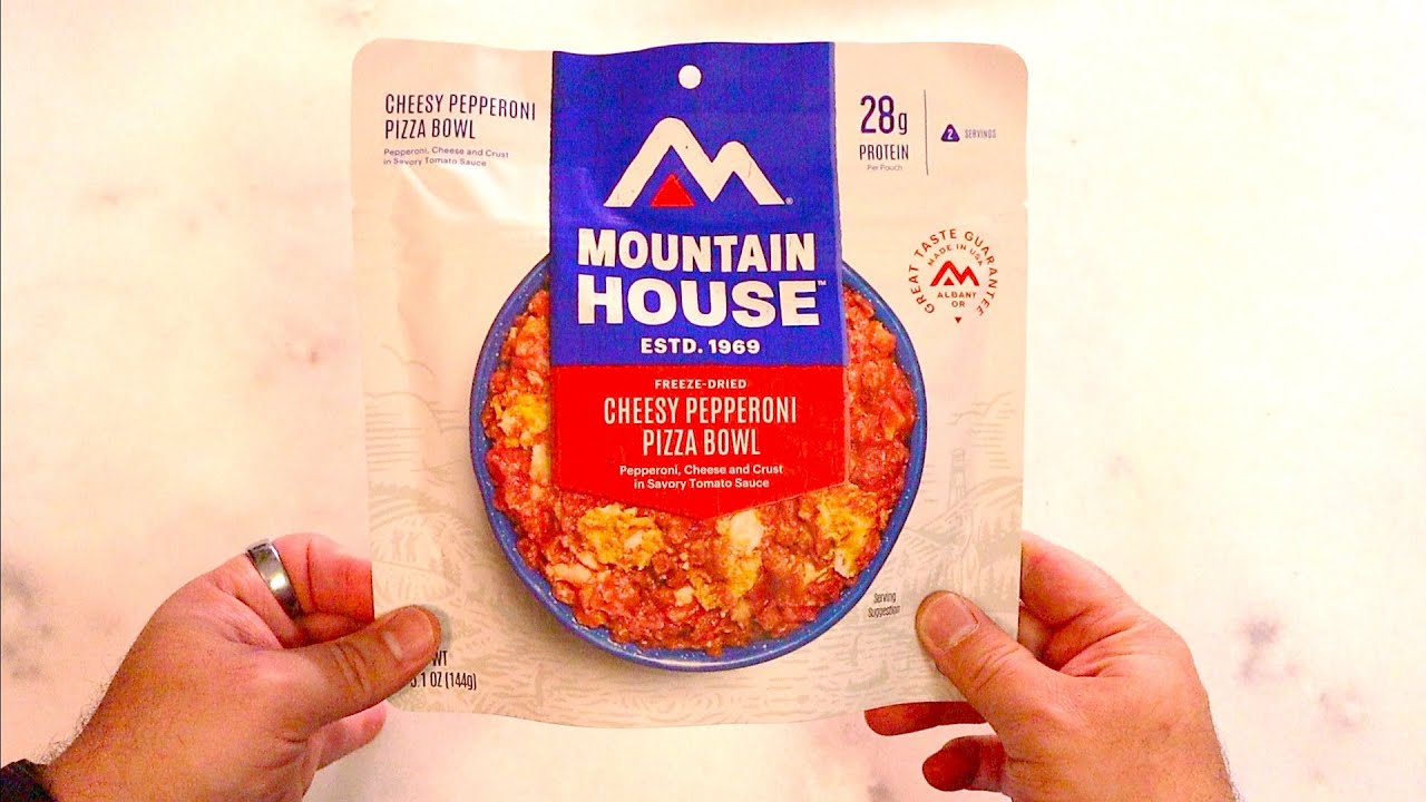 Mountain House | Cheesy Pepperoni Pizza Bowl | Freeze Dried Ration