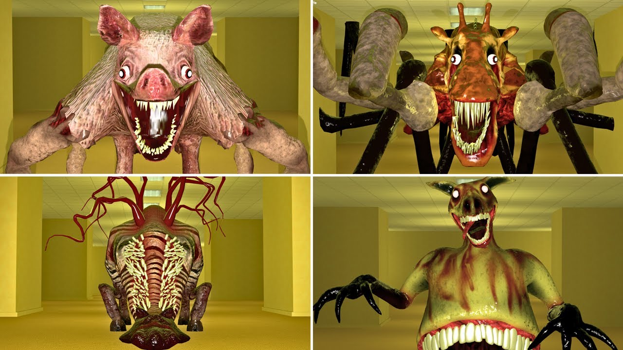 Zoochosis Monsters Chased Me In Backrooms In Garry's Mod