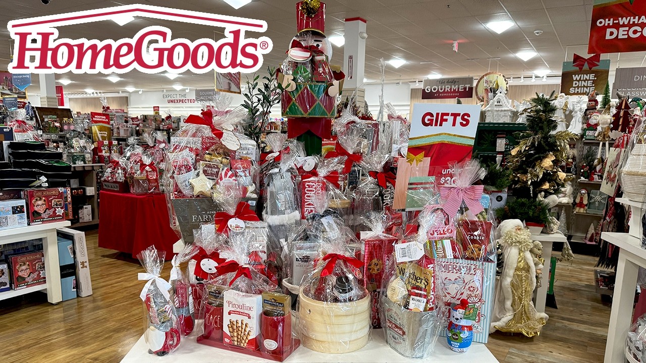 HOMEGOODS NEW HOLIDAY FINDS 🌟 GIFT BASKETS, ITALIAN PASTA & BAR SETS
