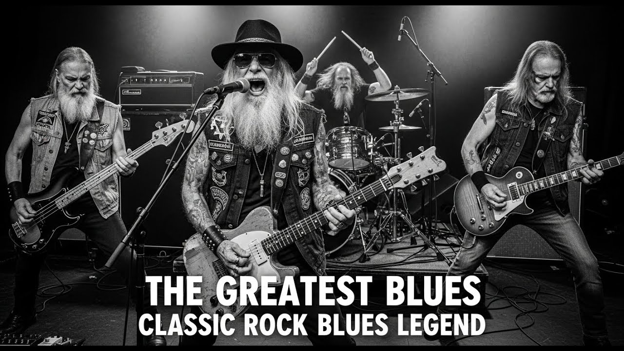Eric Clapton, ZZ Top, BB King, Jimi Hendrix Inspire Classic Blues Rock with Powerful Guitar Melodies