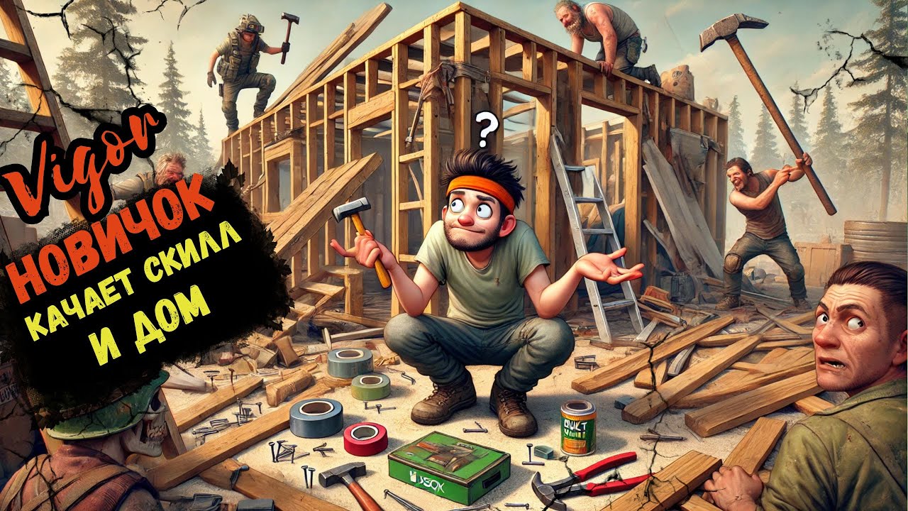 Vigor на Xbox: Новичок качает скилл и дом – выживание по-полному!
