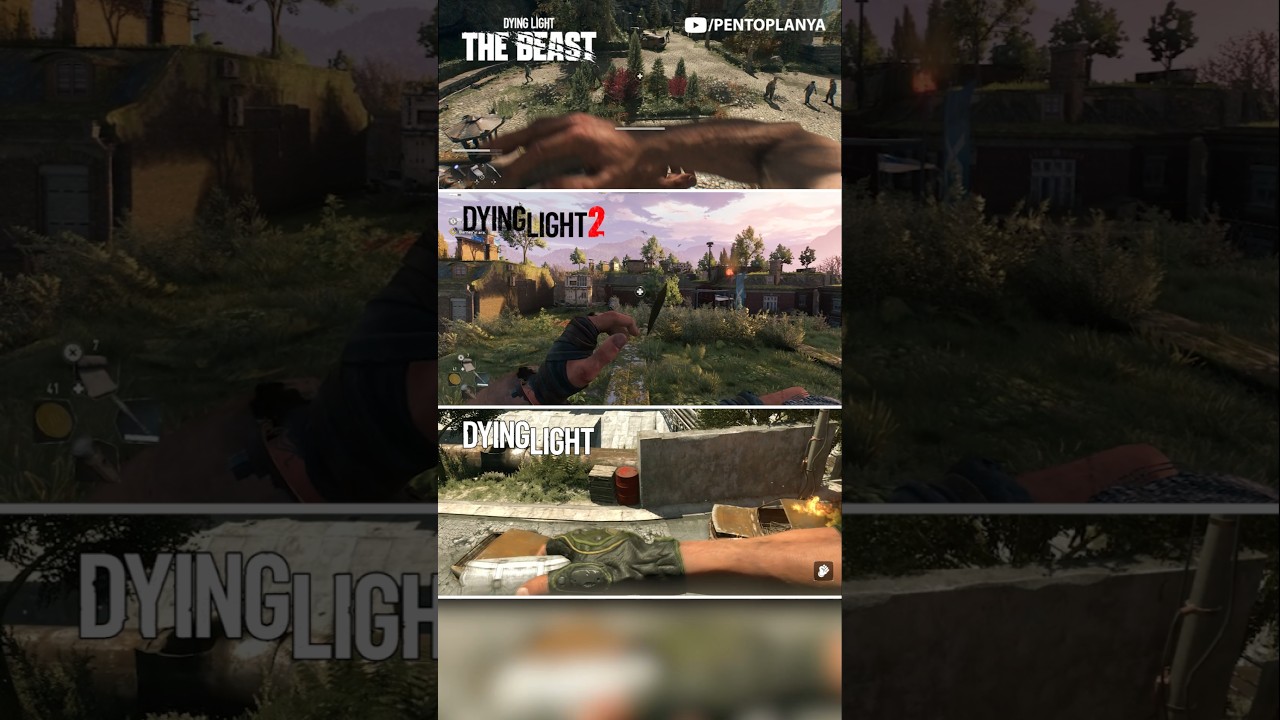 Healing Animation Comparison | Dying Light: The Beast vs Dying Light 2 vs Dying Light 1