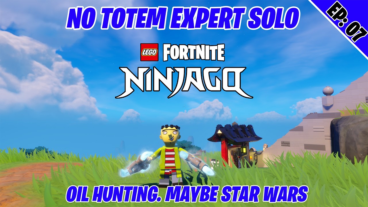 NO TOTEM! Solo Expert in Lego Fortnite NINJAGO | Oil and Challenges - Episode 08