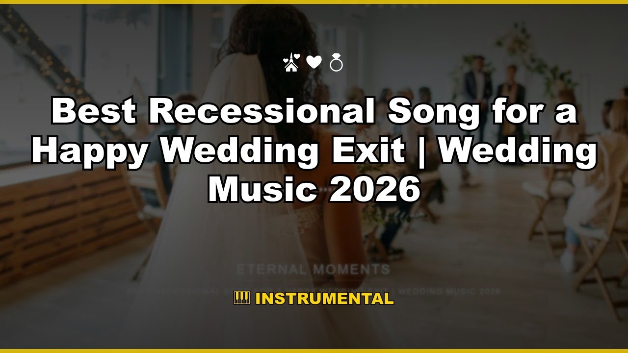 Best Recessional Song for a Happy Wedding Exit | Wedding Music 2026