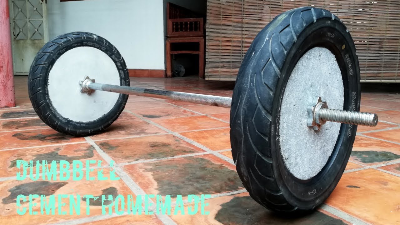 Amazing How to make homemade weight (Barbell)/ for gym at home