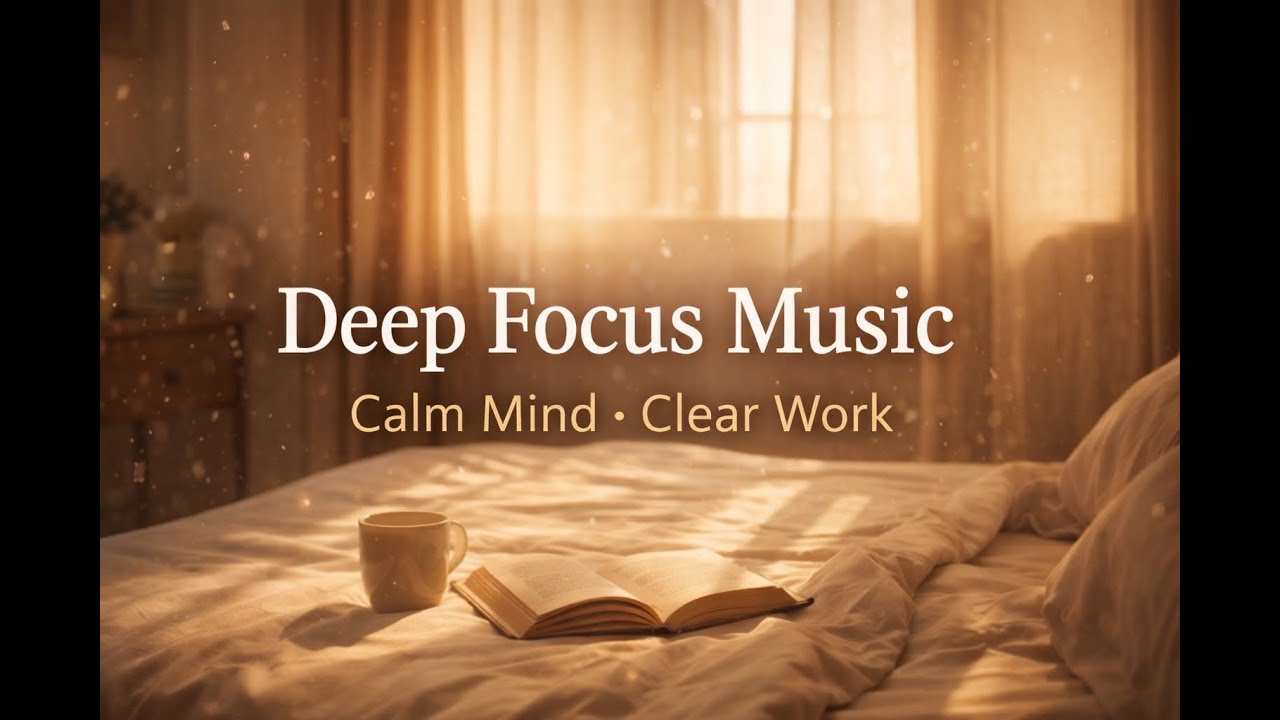 Deep Focus Music for Work & Study ☀️ Calm Ambient for Clear Mind (50 Min)
