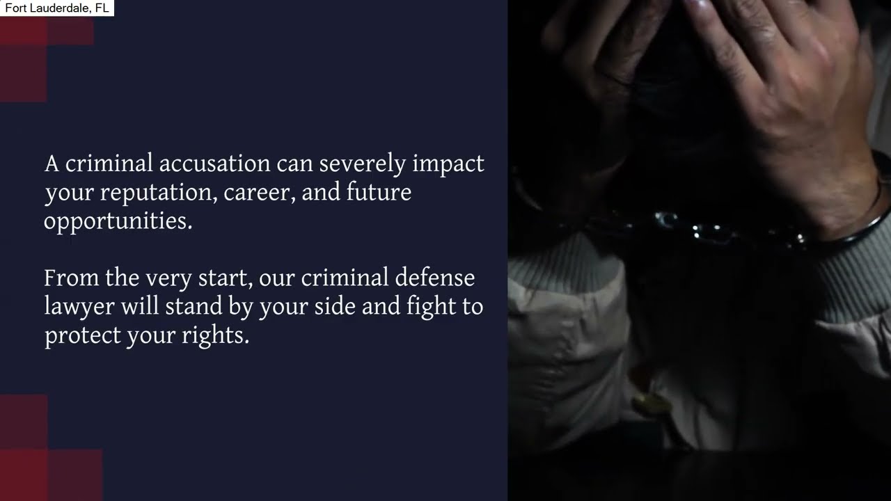 Criminal Defense Attorney | Fort Lauderdale, FL | Law Office of Matthew Glassman P.A.