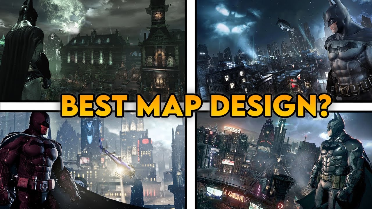 Which Arkham Game has the BEST Map Design?