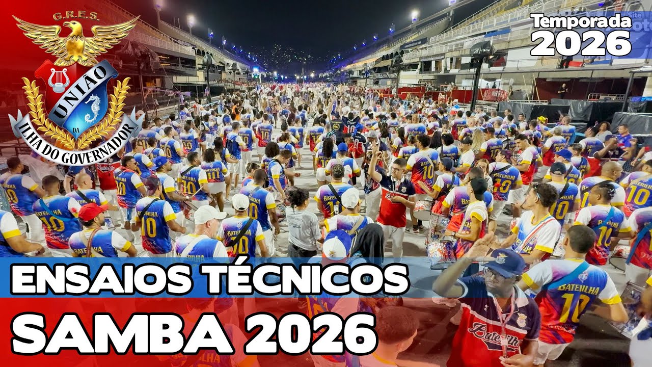 UNIÃO DA ILHA 2026 - 4K | ENSAIO TÉCNICO - LARGADA E PISTA | SAMBA AO VIVO #ETSO26