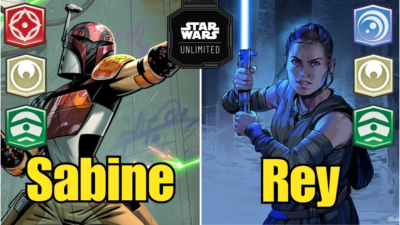 We Tried the PQ Winning Decks and THIS Happened! Sabine vs Rey | BO3 | Star Wars Unlimited